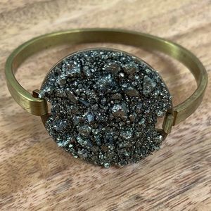 Local Eclectic Druzy Gold Bracelet